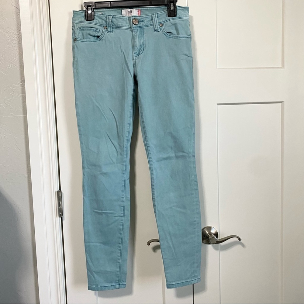 Cabi Tidal Skinny blue skinny jeans size 4 #5169